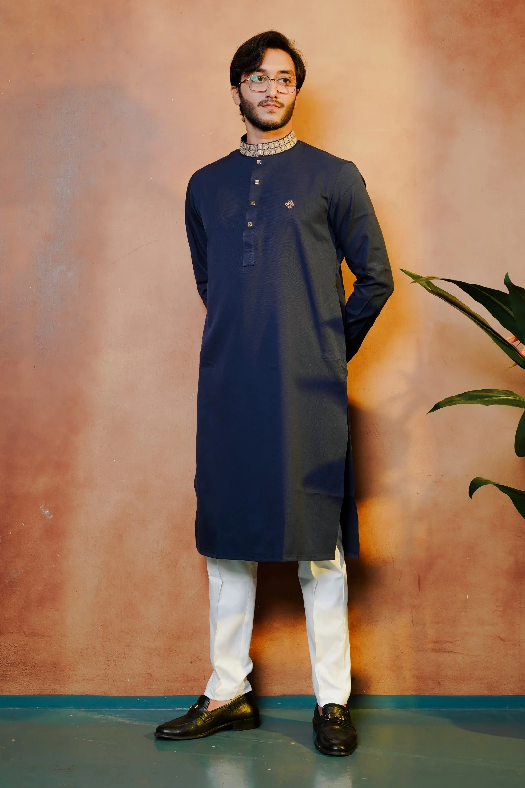 Signature Panjabi Blue