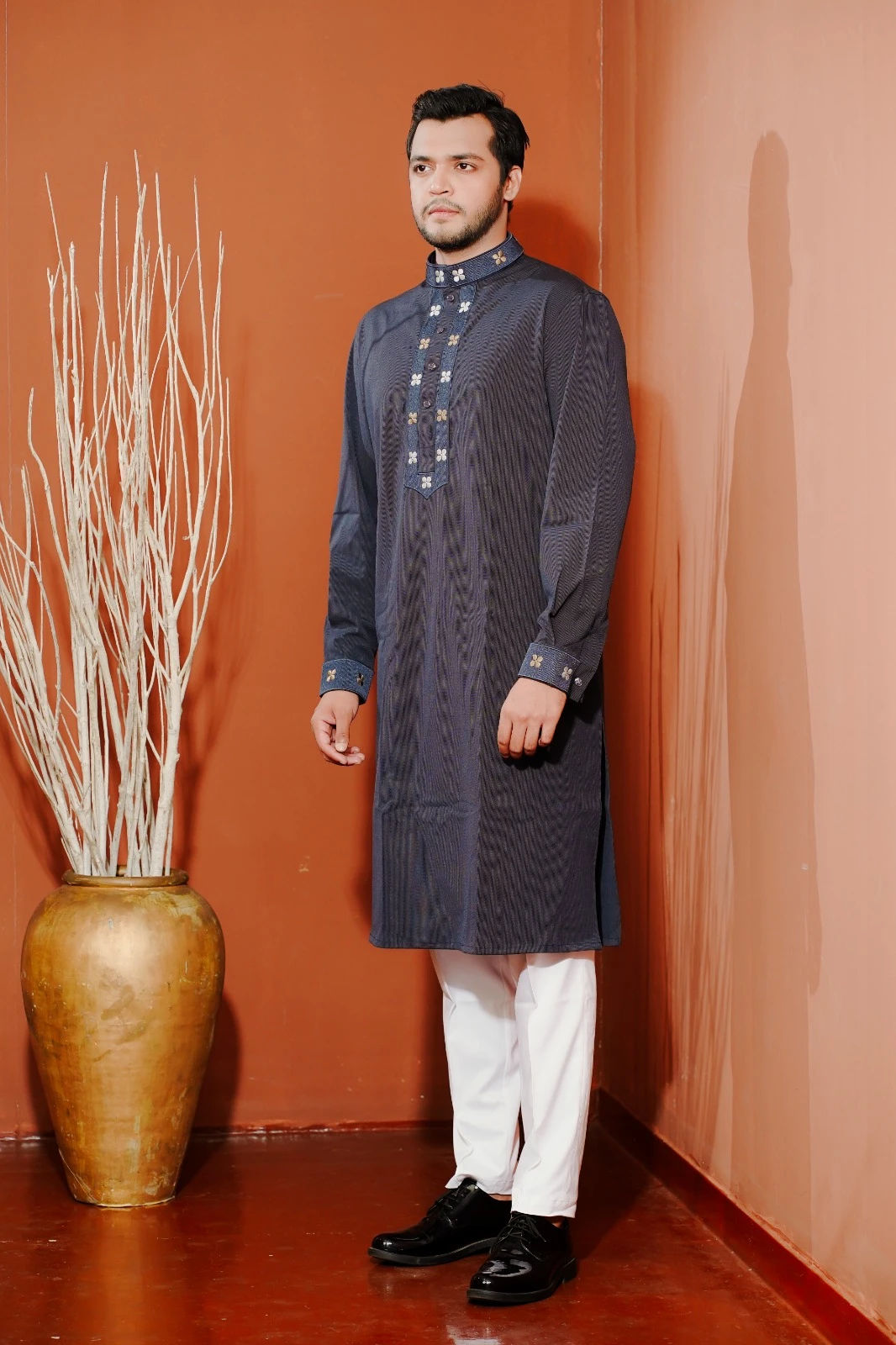 Signature Panjabi Navy Blue