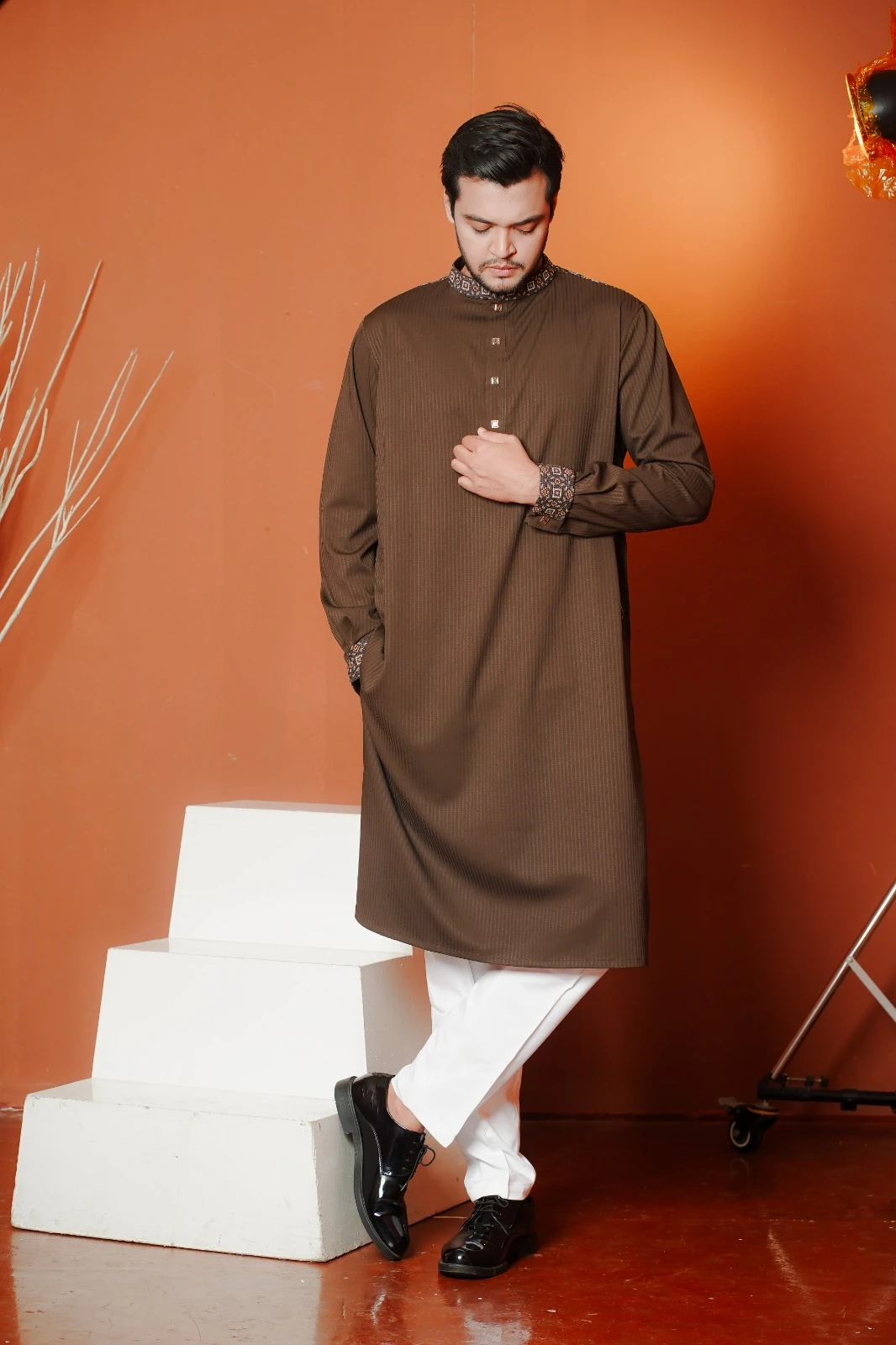 Signature Panjabi Dark Coffee