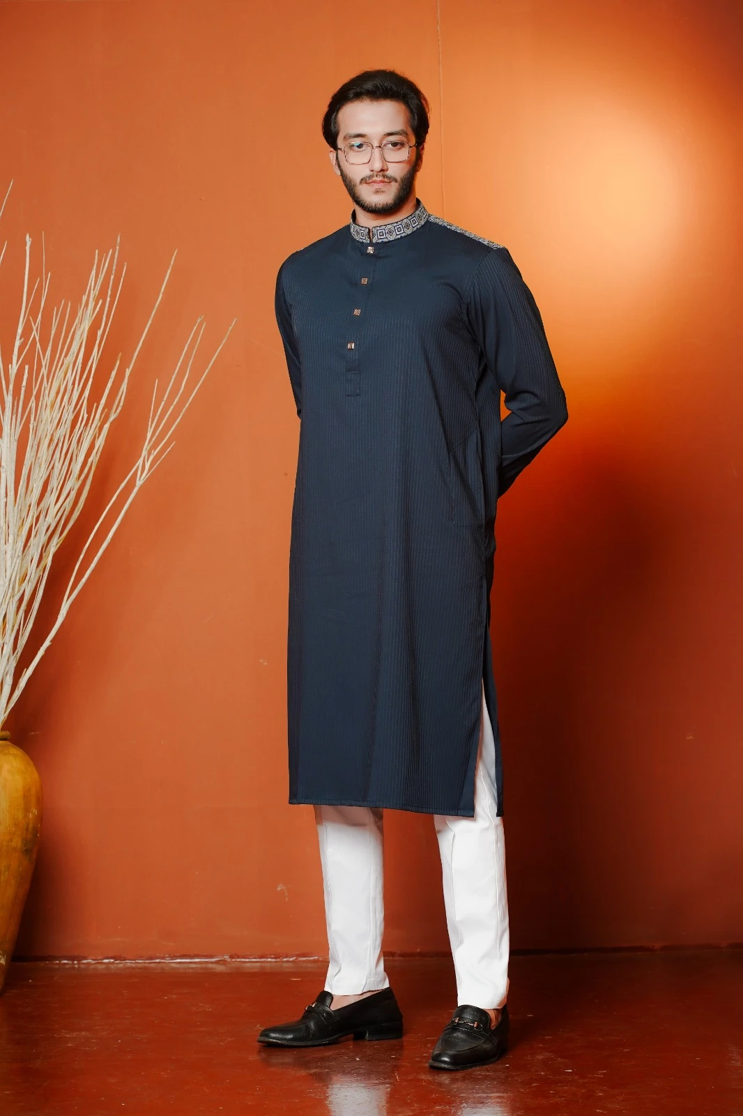 Signature Panjabi Navy